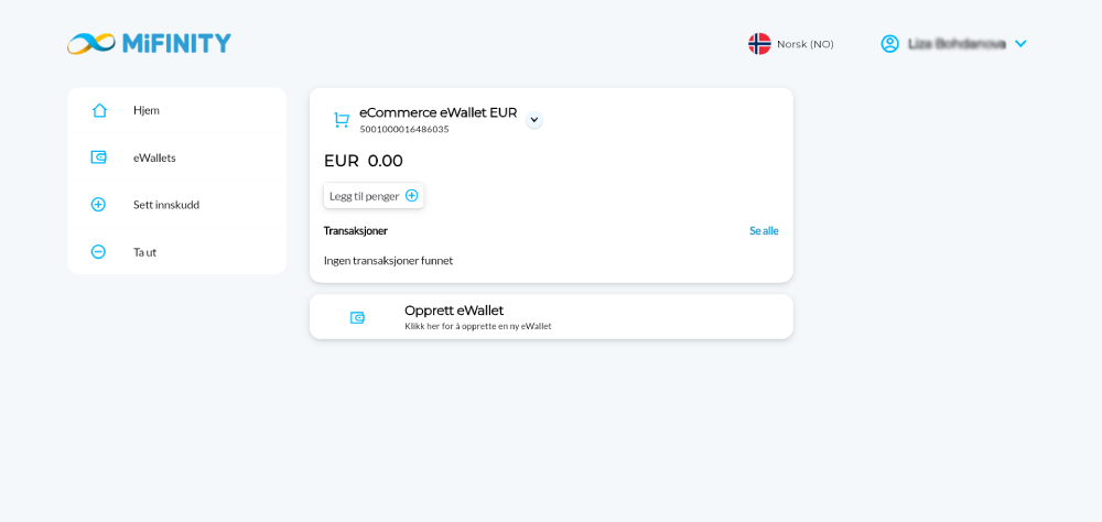 myfinity wallet