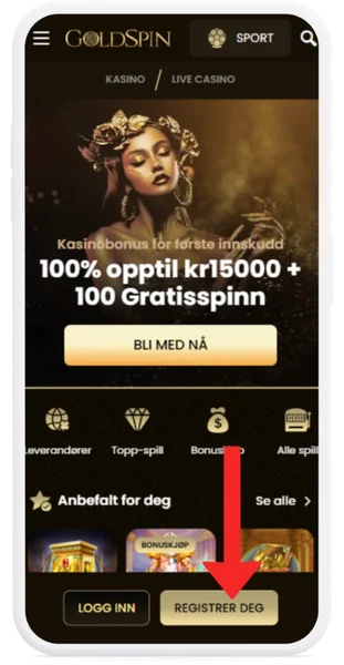 Opprett en ny konto