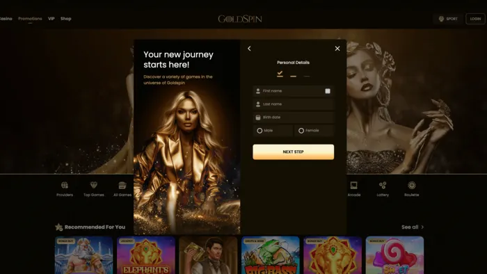 Goldspin-Sign